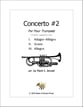 Concerto #2 for Four Trumpets P.O.D. cover